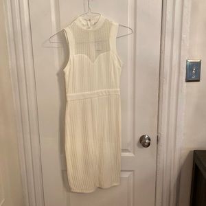 Bebe off white dress
